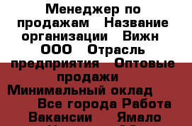 Менеджер по продажам › Название организации ­ Вижн, ООО › Отрасль предприятия ­ Оптовые продажи › Минимальный оклад ­ 20 000 - Все города Работа » Вакансии   . Ямало-Ненецкий АО,Муравленко г.